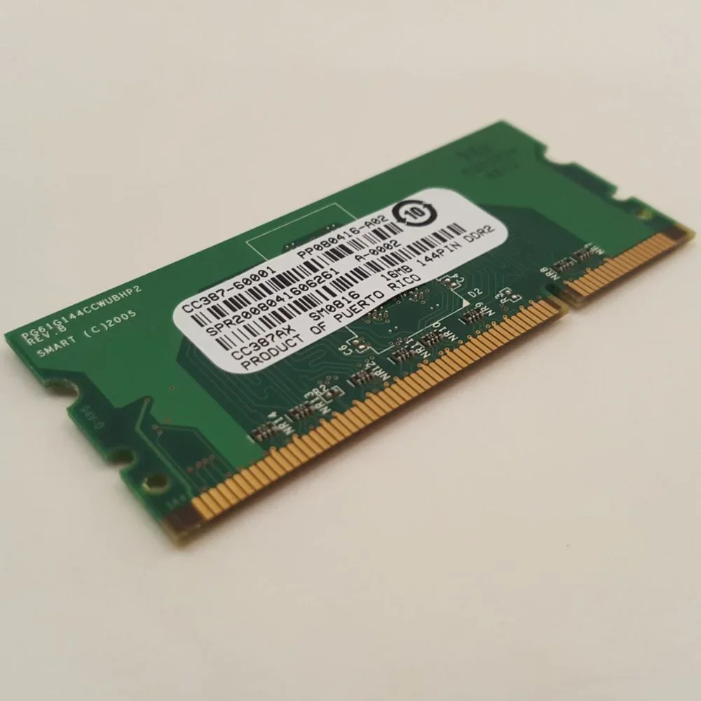 HP CC387AX 16MB 144-pin DDR2 SDRAM Memory Module HP LJ 3005 CC387-60001